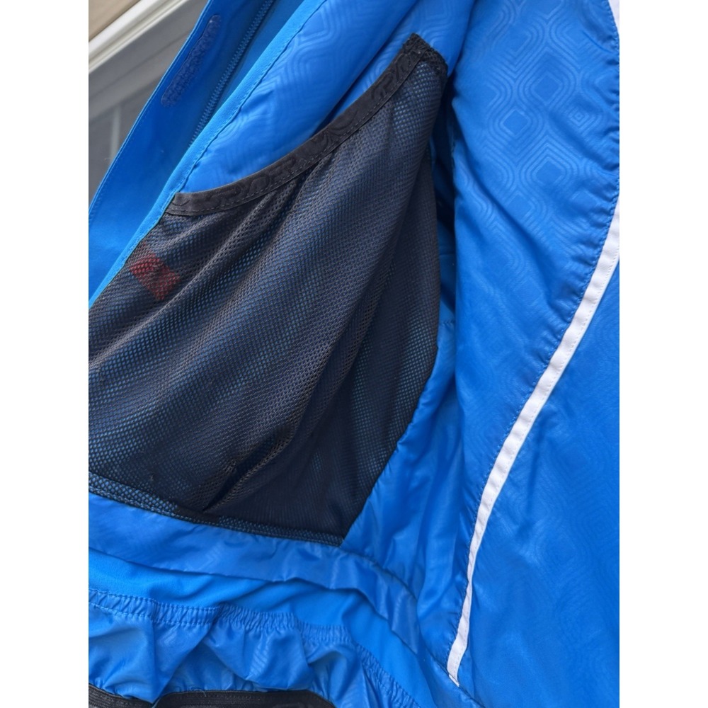 Spyder Ski Jacket Kids Size 12 blue Colorblock Hooded Insulated Coat - Picture 5 of 5